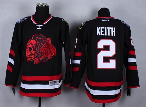 skull chicago blackhawks jersey