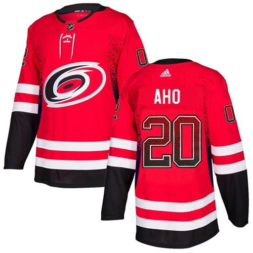 Adidas Hurricanes #20 Sebastian Aho Red Home Authentic ...